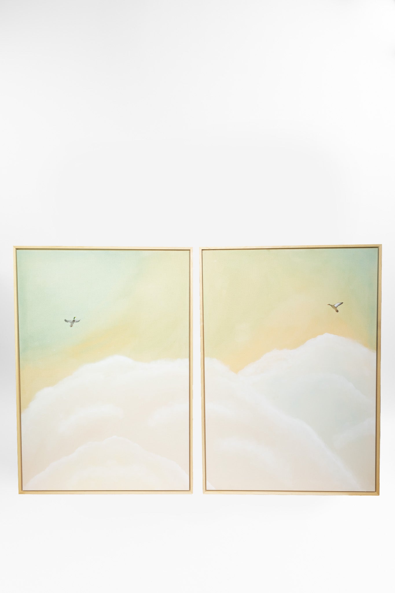 Duo in Flight | 2x 100 x 70 cm