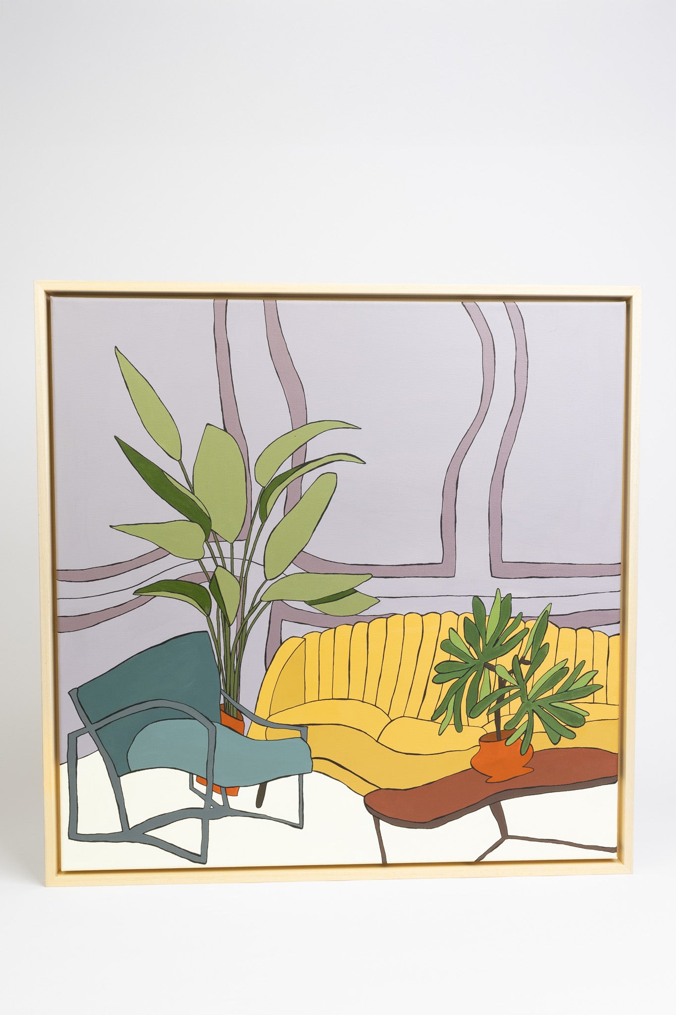 Warped Living Room | 60 x 60 cm